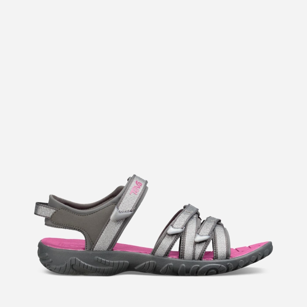 Teva Tirra Kids' Silver / Rose Hiking Sandals CA37519 Canada Online